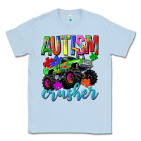 Dusty Blue Autism Awareness crusher Classic Tee - NancyCooperArtShop
