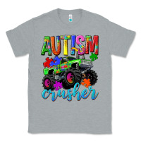 Heather Grey Autism Awareness crusher Classic Tee - NancyCooperArtShop