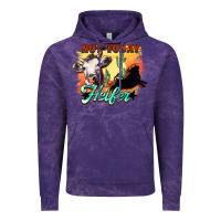 Cloud Purple Not today Heifer Vintage Hoodie - HowdyJamesFarm