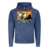 Vintage Denim Not today Heifer Vintage Hoodie - HowdyJamesFarm