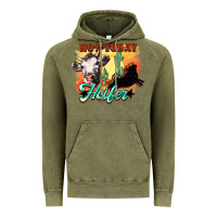 Vintage Olive Not today Heifer Vintage Hoodie - HowdyJamesFarm