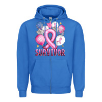 True Royal Balloons cancer ribbon survivor Zipper Hoodie - Artiststas