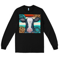 Black Cow Tumbler Long Sleeve Tee - CowCowDesign