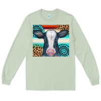 Matcha Cow Tumbler Long Sleeve Tee - CowCowDesign