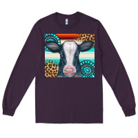 Plum Cow Tumbler Long Sleeve Tee - CowCowDesign