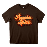 Chocolate Brown pumpkin spice Heavy Core Tee - JahusDesignShop