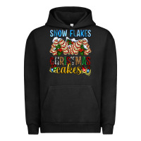 Pigment Black snow flakes christmas cakes ado Urban Hoodie - AdoDesignShop