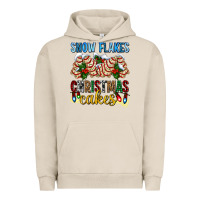 Pigment French Oak snow flakes christmas cakes ado Urban Hoodie - AdoDesignShop