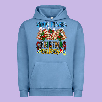 Snow Flakes Christmas Cakes Ado Urban Hoodie Designed By Adodesignshop