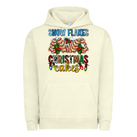 Pigment Pistachio snow flakes christmas cakes ado Urban Hoodie - AdoDesignShop