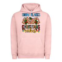 Pigment Salmon snow flakes christmas cakes ado Urban Hoodie - AdoDesignShop