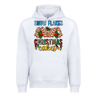 White snow flakes christmas cakes ado Urban Hoodie - AdoDesignShop