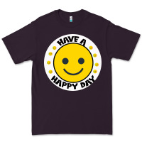 Plum Have A Happy Day Premium Tee - Bettercallsaul