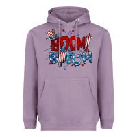 Lavender boom bitch 4th of july Heavyweight Hoodie - BarkalooDesign