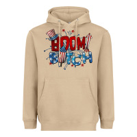 Mushroom boom bitch 4th of july Heavyweight Hoodie - BarkalooDesign