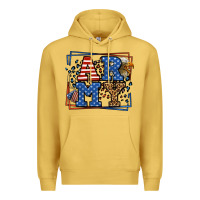 Antique Gold Army Veteran leopard frame 4th of July Premium Hoodie - LillyAllenDesigns