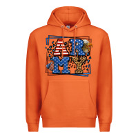 Carrot Army Veteran leopard frame 4th of July Premium Hoodie - LillyAllenDesigns