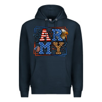Navy Army Veteran leopard frame 4th of July Premium Hoodie - LillyAllenDesigns
