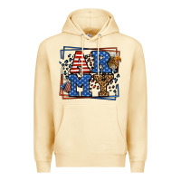 Pina Colada Army Veteran leopard frame 4th of July Premium Hoodie - LillyAllenDesigns