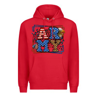 Red Army Veteran leopard frame 4th of July Premium Hoodie - LillyAllenDesigns
