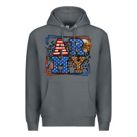 Rock Army Veteran leopard frame 4th of July Premium Hoodie - LillyAllenDesigns