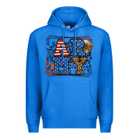 True Royal Army Veteran leopard frame 4th of July Premium Hoodie - LillyAllenDesigns