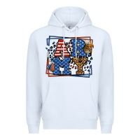 White Army Veteran leopard frame 4th of July Premium Hoodie - LillyAllenDesigns