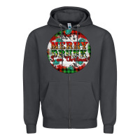 Smoke Merry Drunk I'am Christmas Zipper Hoodie - Artiststas
