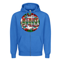 True Royal Merry Drunk I'am Christmas Zipper Hoodie - Artiststas