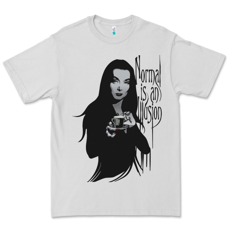 Normal Is An Illusion - Morticia Addams Premium Tee by trangStudio | Teevron