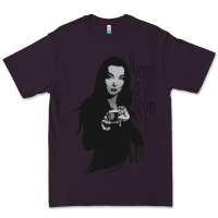 Plum Normal Is An Illusion - Morticia Addams Premium Tee - trangStudio