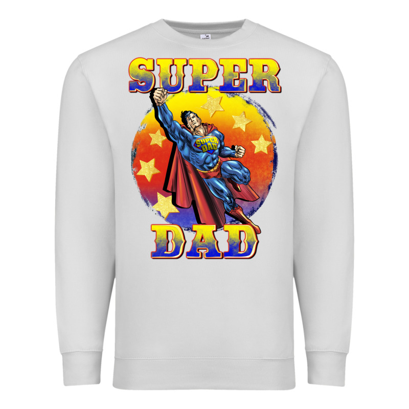 Super Dad Premium Sweatshirt by BarkalooDesign | Teevron