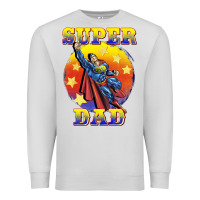 Dove Grey super dad Premium Sweatshirt - BarkalooDesign