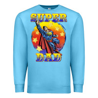 Ocean Blue super dad Premium Sweatshirt - BarkalooDesign