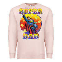 Pale Pink super dad Premium Sweatshirt - BarkalooDesign