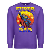 Purple super dad Premium Sweatshirt - BarkalooDesign