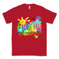 Red Autism accept understand love Classic Tee - NancyCooperArtShop