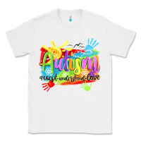 White Autism accept understand love Classic Tee - NancyCooperArtShop