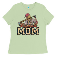 Matcha Baseball Mom Ladies Tee - NancyCooperArtShop
