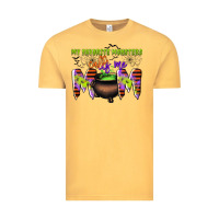 Vintage Mustard my favorite monsters calls me mom Vintage Tee - CowGirlArtShop