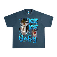 Midnight Navy ice ice baby Urban Heavy Tee - CowGirlArtShop