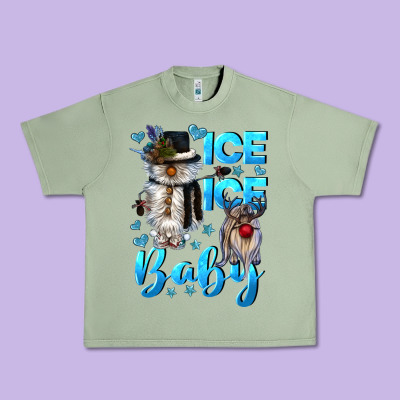 Ice Ice Baby Urban Heavy Tee Designed By Cowgirlartshop