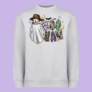 Boo Haw Heavyweight Sweatshirt Designed By Cowhidedigitalart