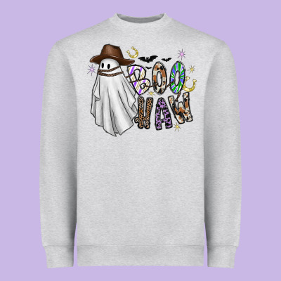 Boo Haw Heavyweight Sweatshirt Designed By Cowhidedigitalart