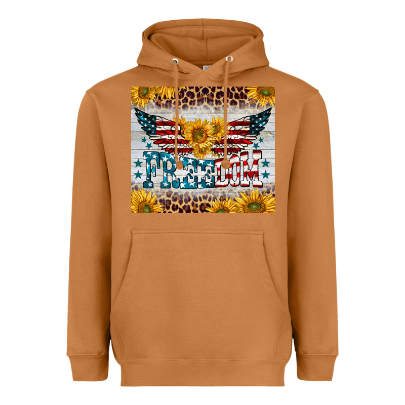 Freedom 4th Of July Heavyweight Hoodie by BarkalooDesign | Teevron