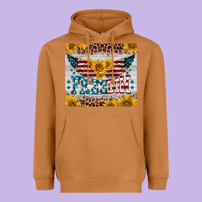Freedom 4th Of July Heavyweight Hoodie Designed By Barkaloodesign
