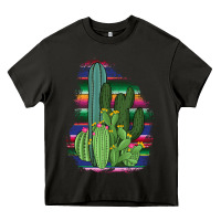 Asphalt Western Serape Cactus Heavy Core Tee - Bettercallsaul