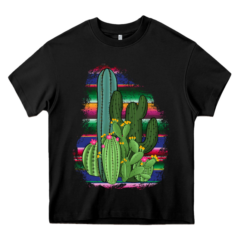 Western Serape Cactus Heavy Core Tee by Bettercallsaul | Teevron