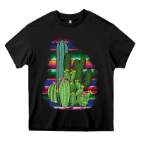Black Western Serape Cactus Heavy Core Tee - Bettercallsaul