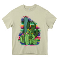 Mossy Western Serape Cactus Heavy Core Tee - Bettercallsaul